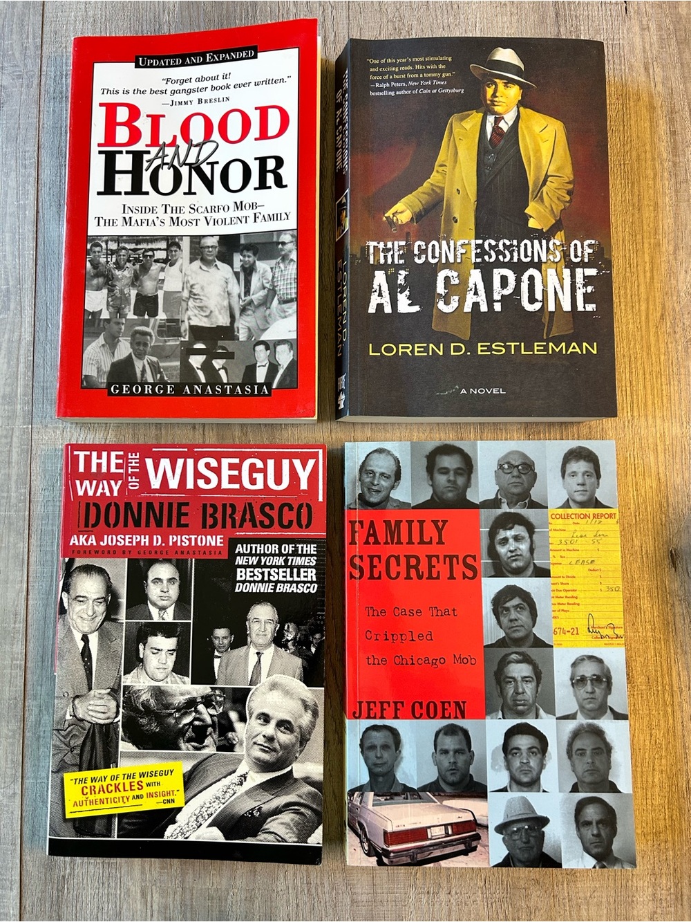 4 Softcover Mob Themed Books
